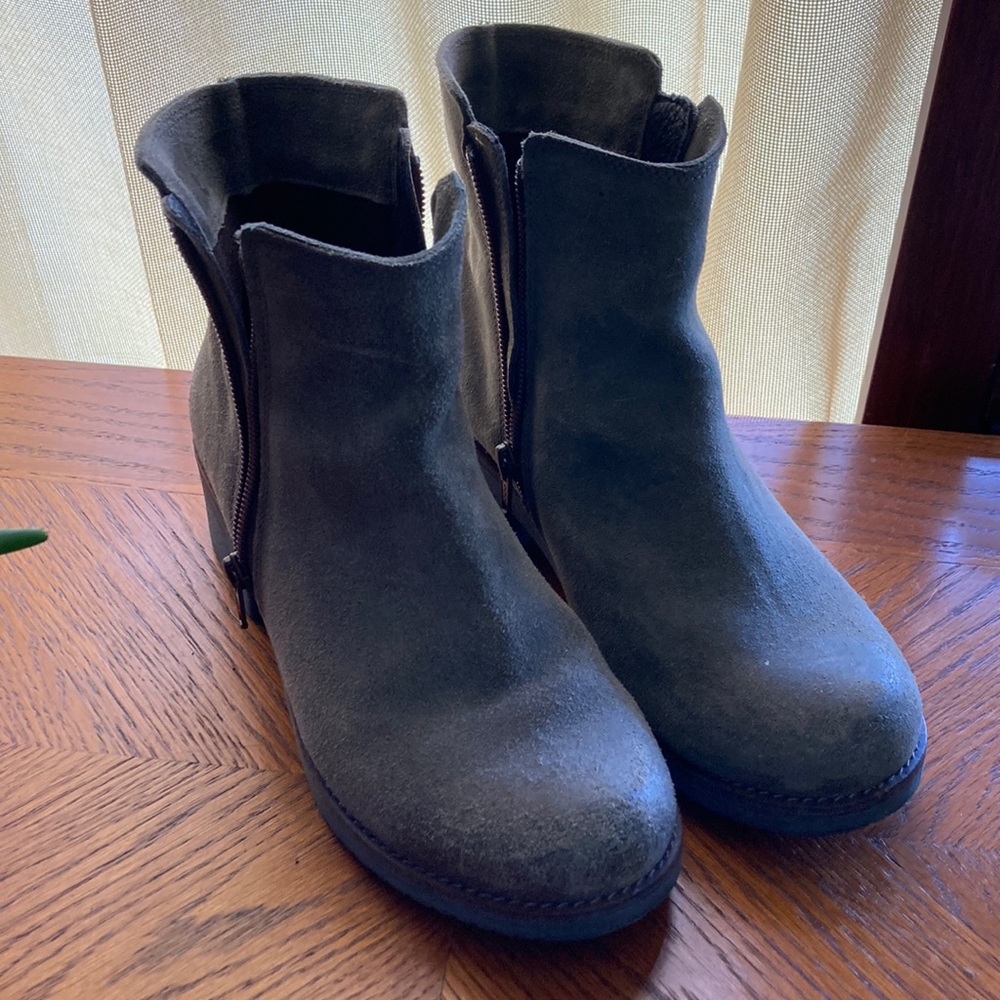 NAOT suede ankle boots